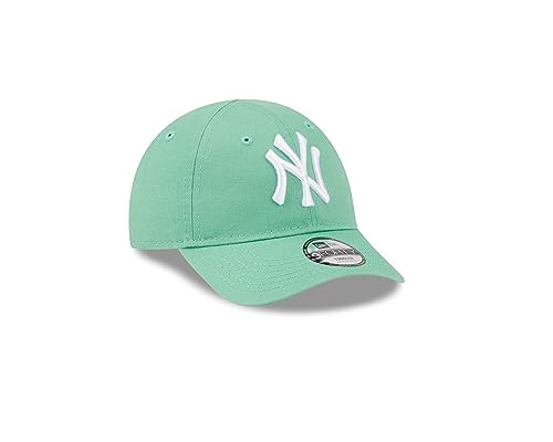 New Era New York Yankees MLB League Essential Green White 9Forty Adjustable Kids Cap - Youth, Mint, 6-12 Years - Image 3