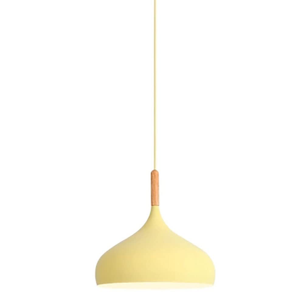 HXYSXHJUO Macaron Pendant Light Fixtures With Aluminum Lampshade Adjustable Hanging Chandelier Ceiling Lights For Kitchen Island Dining Room Hallway