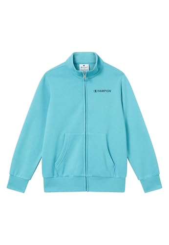 Champion Legacy Boys, Sudadera gráfica con Cremallera Completa, XS, Azul Claro, Azul Claro, XS