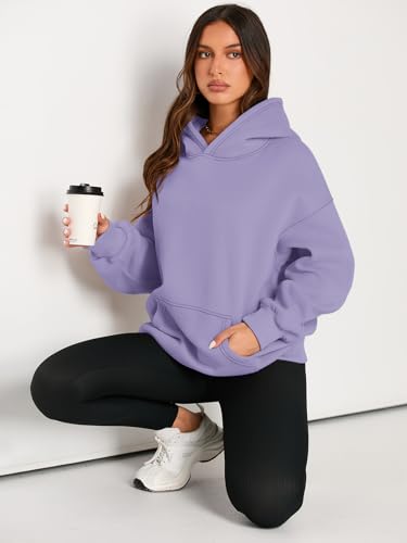 Image of EFAN Women's Hoodies Oversized Sweatshirt Comfort Fleece Sweaters | Cozy Trendy Pullover Hoodies, Sweatshirts with Pockets For Fall & Winter