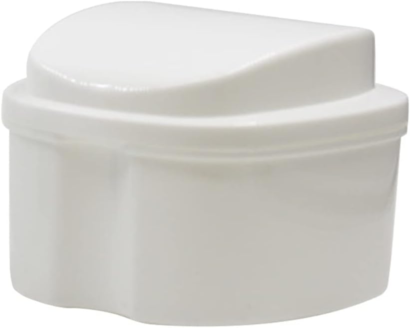 Container with Filter Portable Anti Lost Universal Denture Case Home Storage Box Hygienic Accessories(Onecolor)