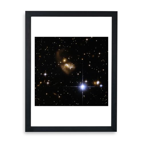 Affiche encadrée Hubble Télescope Galaxy IRAS 21101 décor mural grand format pour salon
