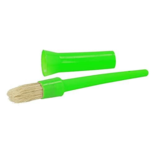 Shires EZI-GROOM Plastic Hoof Oil Brush: Lime Green