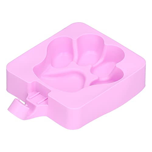 Silicone Ice Cream Maker, Cute Cat's Paw Silicone Ice Cream Pattern for Kitchen Homemade Ice Cream DIY Shape Dessert Making Accessories