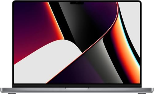 Late 2021 Apple MacBook Pro, Apple M1 Pro chip with 10-Core CPU & 16-Core GPU (16-inch, 16GB RAM, 1TB SSD Storage) (QWERTY English) Space Gray (Renewed Premium)