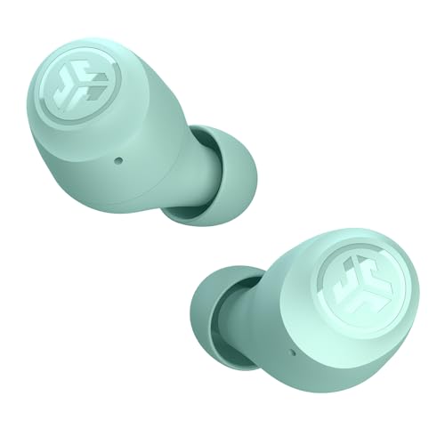 Image of JLab Go Air Pop True Wireless Earbuds, in Ear Headphones, Bluetooth Earphones, Ear Buds with 32H Playtime, Bluetooth Earbuds with Microphone, USB Charging Case, Dual Connect, EQ3 Sound, Mint