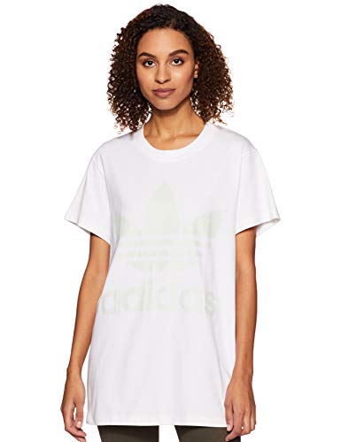 adidas Big Trefoil tee Camiseta, Mujer, Blanco (verrub), 36