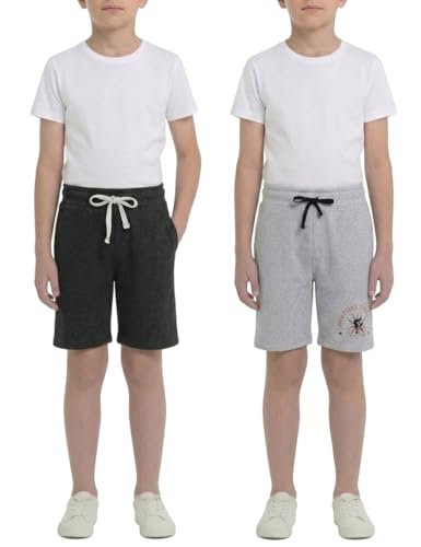 Image of Clotth Theory Boys Cotton Shorts Pack of 2 | Soft Breathable Fabric | Elastic Waist | Casual Wear Kids Comfortable Shorts