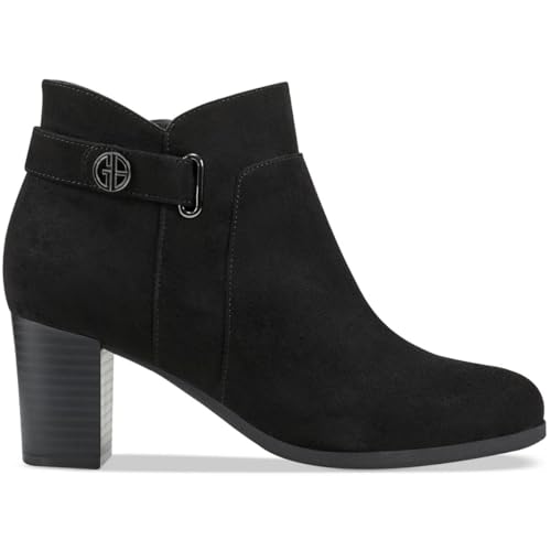 Giani Bernini Womens Artemyss Booties Faux Suede Booties Black 8.5 Medium (B,M)2