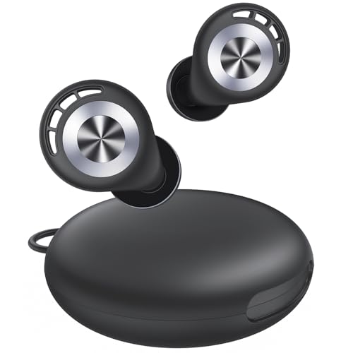 Ear Plugs for Sleeping 50dB Earplugs Noise Cancelling Ear Plugs for Noise Reduction Concerts Soft Reusable Silicone Earplugs for Snoring Side Sleepers Shooting Airplanes with 7 Eartips Case Black