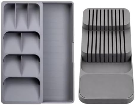 Organizador De Facas Para Organização Em Gavetas Moderno E Seguro...