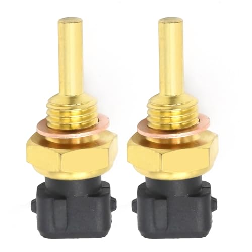 Ollanoos 2Pcs 0280130026 Coolant Temperature Sensors, Coolant Water Temperature Sensor Replacement for Alfa Romeo Replacement for BMW 3 5 6 7 Series E30 E36 Replaces 13621284397 13621357414 (2)