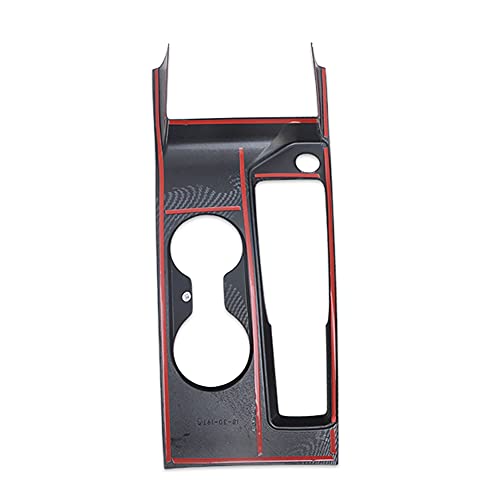 Kadore Carbon Fiber Pattern Interior Gear Shift Panel Cup Holders Frame Cover Trim For 2019-2022 Nissan Altima Sv Sr Sl Platinum (Left Hand Drive) 1Pc #TOP6