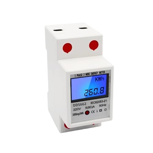 Medidor de consumo de energía digital monofásico DDS667 para evitar sorpresas en la factura CA 230V