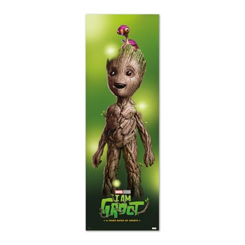 Grupo Erik - Poster Porte Marvel, Groot - 53x158cm - Deco Maison, Decoration Murale, Affiche Décorative