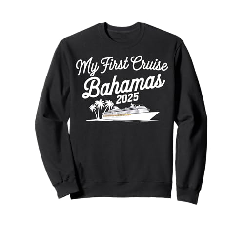 My First Cruise Bahamas 2025 Elegante camiseta de recuerdo Sudadera