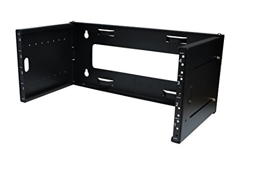 Kenuco 19 Inch Steel Hinged Extendable Wall Mount Bracket Network Equipment Rack (4U Hinged-Extendable) #TOP1