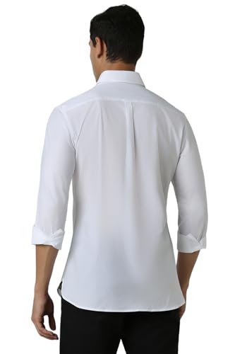 Image of Van Heusen Men's Cotton Solid Slim Fit Shirt