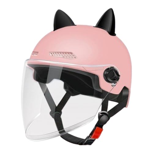 バイクヘルメット 大人用 - 調整可能なライディングアクセサリー,通勤用ヘルメットバイザー付き - 大人男性女性用 バイク サイクリング モーターサイクル 自転車 スケートボード スクーター アクセサリー