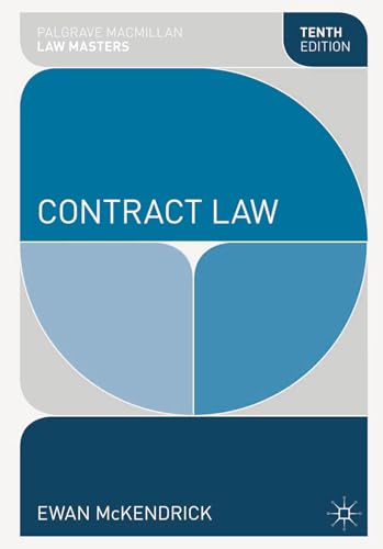 Contract Law (Palgrave Law Masters)