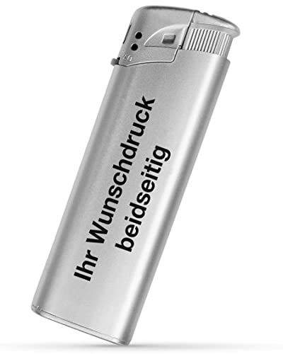 #teamludorf Elektronik Feuerzeug mit Druck beidseitig - 8 Farben - | Logo | Text | Wunschdruck | Nachfüllbar | Werbefeuerzeug | Hochzeit |...