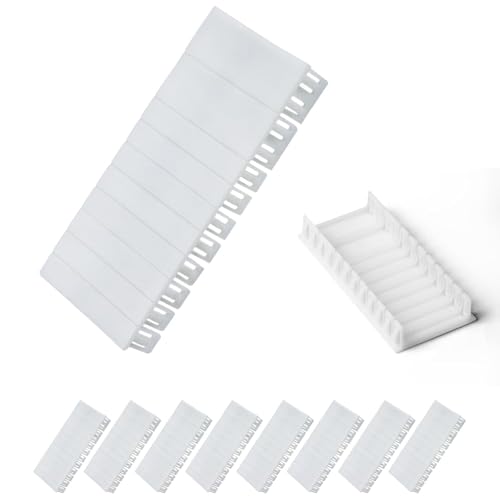 72 stycken täckremsor, säkringsbox, vitt ABS blindskydd set för distributionslåda, verktygsfri montering, kompatibel med Hager F-Tronic Hensel, för elinstallation strömlåda skydd