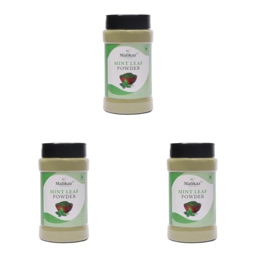 Image of Malikaz' The Royale Taste Mint | Pudhina Leaf Powder, 150 g (Pack of 3)