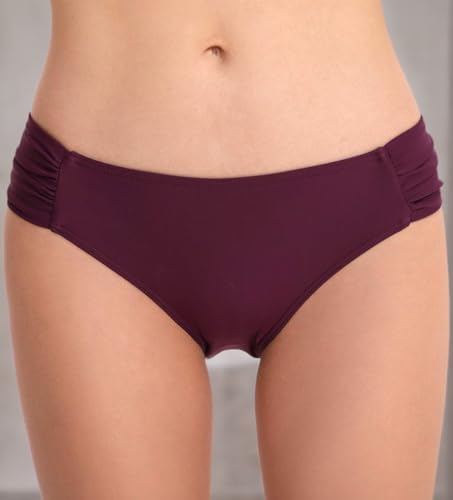 Image of Women's Bathing Suit Bottoms Full Coverage Ruched Bikini Tankini Bottom Swimsuit Brief