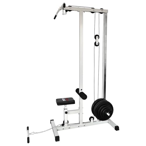 Hansson Sports® Latmaschine Latzugturm Latzugstation Seilzug mit Gewichten optinal (B:Mit 47.5KG) Hansson Sports® Latmaschine Latzugturm Latzugstation Seilzug mit Gewichten optinal (B:Mit 47.5KG)