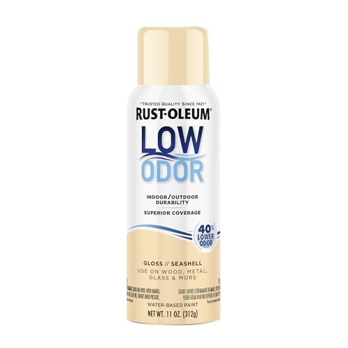 Image of Rust-Oleum Low Odor Premium Spray Paint, 11 oz, Gloss Seashell