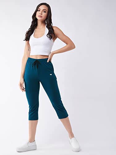 Image of Modeve Women Solid Cotton Blend Capri for summer|| Summer Wear