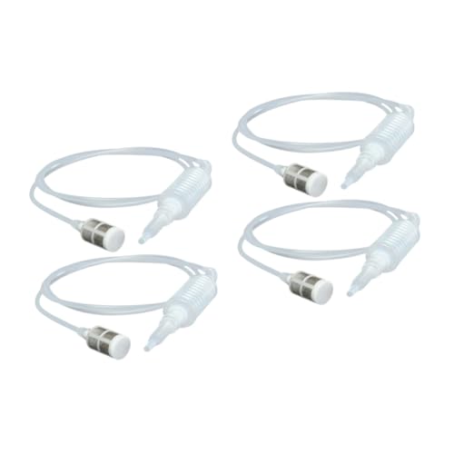 COLLBATH 4pcs Reusable Siphon Tube Hose for Wine Brewing Easy Use Pumping Hose Lightweight and Equipment for Wine Making and Transfer