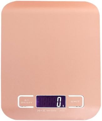 Enterest High Accuracy Electronic Scale Stainless Battery is not Included Steel Material for Kitchen with Multi Function Range from 1g to 5000g Food Scale (Rose Gold)