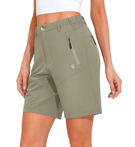 Short feminino Little Donkey Andy com stretch de secagem rápida para caminhadas, acampamento, viagem
