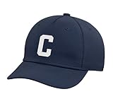 C Fan Letter Gear Adjustable Printed Baseball Hat, Navy Blue