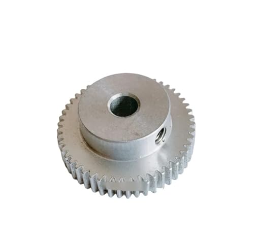 Bevel Gear Pinion Hardware Mechanical 0.6Modulus 50Teeth Aluminum Alloy Gear Hole 5mm/6mm/6.35mm/7mm/8mm/10mm Diameter(8mm)