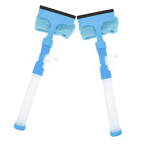 CIYODO 2pcs Water-jet Wiper Cleaning Tool for Window Glass Double-sided Wiper Cleaning Utensil