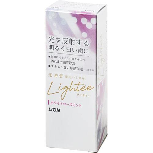 Amazon | ライオン Lighteeハミガキ ローズミント 53g | LION | 大人用