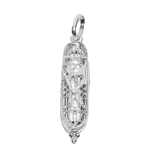Pendentif Mezuzá Shemá Israël en or fin pour une élégance spirituelle durable