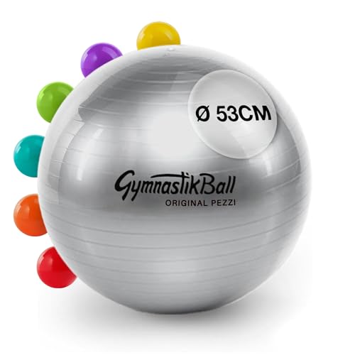 PEZZI - Gymnastikball Original Pezziball Standard 53cm Ø – Sitzball für...