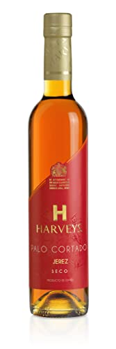 HARVEYS PALO CORTADO - Vino de Jerez, Vino Seco con 19% Volumen de Alcohol - Botella 50 cl