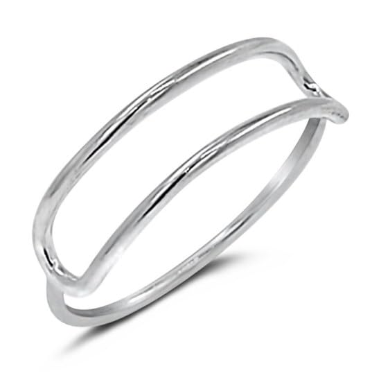 925 Silver Ring Minimalistic Oblong Silver Ring for Women (11) (B0C9YR6ZNY) Amazon Price History, Amazon Price Tracker