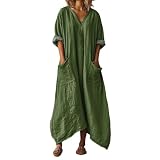 [Polyvalence pour Toutes Occasions] Que ce soit pour une balade sur la plage avec des sandales, une sortie décontractée en ville ou un événement semi-formel avec des accessoires dorés, cette robe est votre alliée incontournable pour un look bohème sophistiqué tout au long.