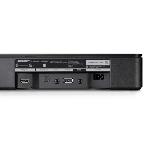 Bose TV Speaker All-in-One Soundbar with Bluetooth and HDMI-ARC Bundle | Model 838309-1100, Dialogue Mode, Bass Boost, Compact w/ Remote, Optical Cable & Deco Essentials 26 Month Extended Protection - image 6