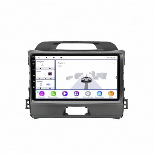 Radio de coche Carplay para KIA Sportage 3 (2014-2016) con pantalla Incell Touchscreen y 4G+64G