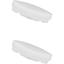 Toilet Seat Bumper Pad White TPE Noise ReductionSet of 2