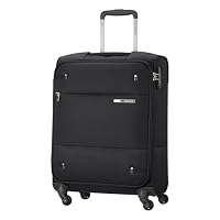 Samsonite Base Boost - Handgepäck Koffer 55 x 40 x 20 cm, Weichgepäck Kabinentrolley für die meisten Airlines geeignet, inkl. Ryanair & EasyJet, TSA-Schloss, Leicht, 39 L, Schwarz (Black) – Ansicht 2