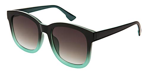 Edge I-Wear Vintage Round Square Sunglasses for Women Tinted Frame 34187-FLAP