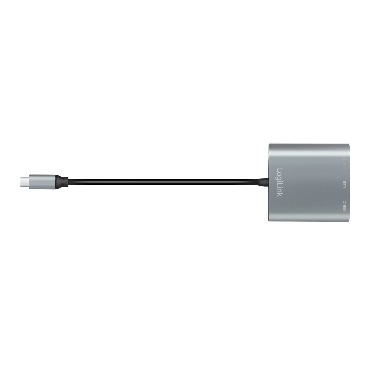 Logilink Adaptateur USB 3.2 Gen1 Type-C vers HDMI et USB 4K PD (Power Delivery) 0,15 m