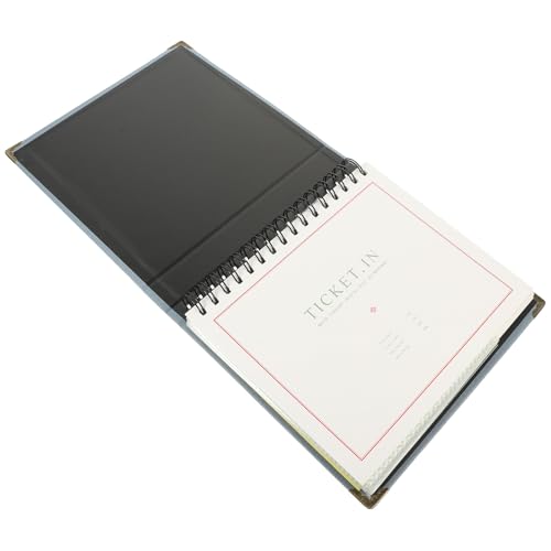 Angoily Álbum de Entradas con Sueltas para Colección de Tickets de Cine y Conciertos Libro Decorativo para Recibos y Recuerdos Material Resistente para Uso Duradero